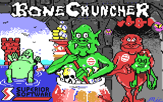 Bone Cruncher Title Screen